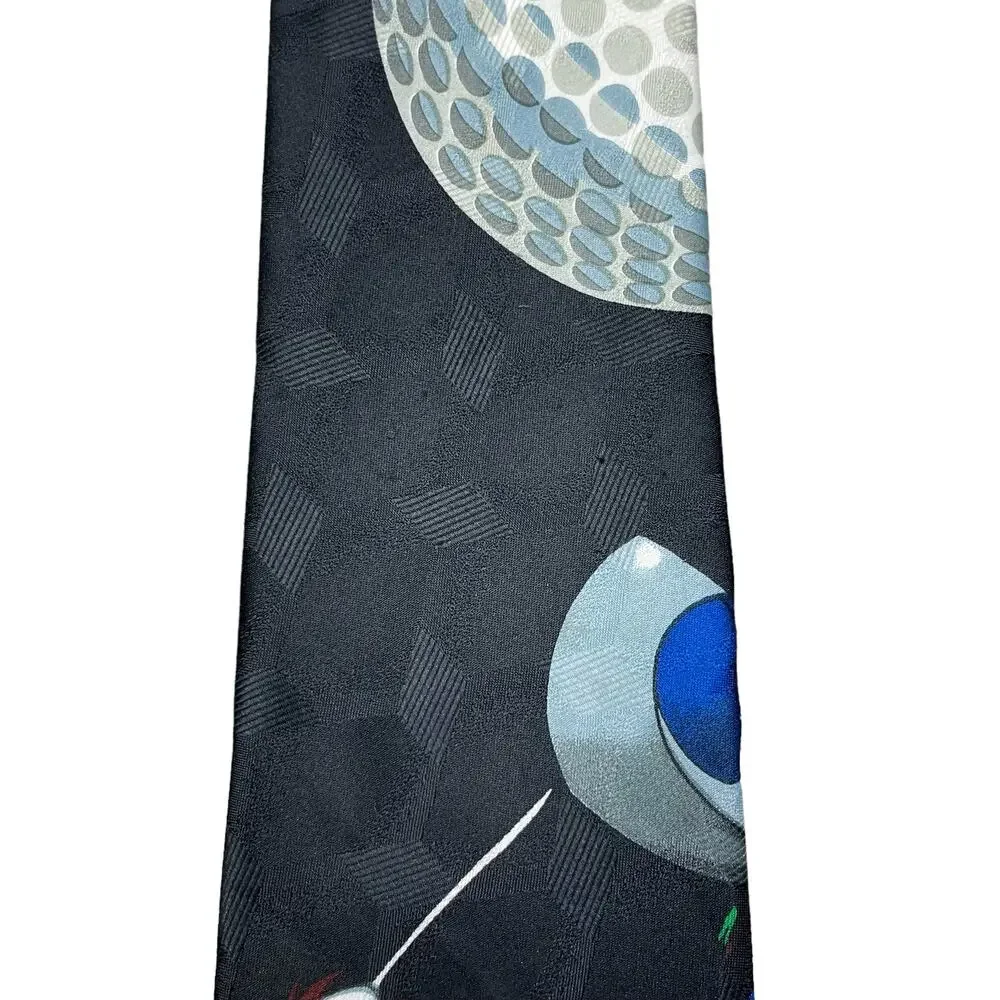 Vintage Looney Tunes Mania | Taz Golf Warner Bros 90's Neck Tie